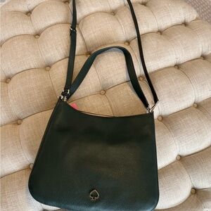 Kate Spade Green Leather Shoulder Bag